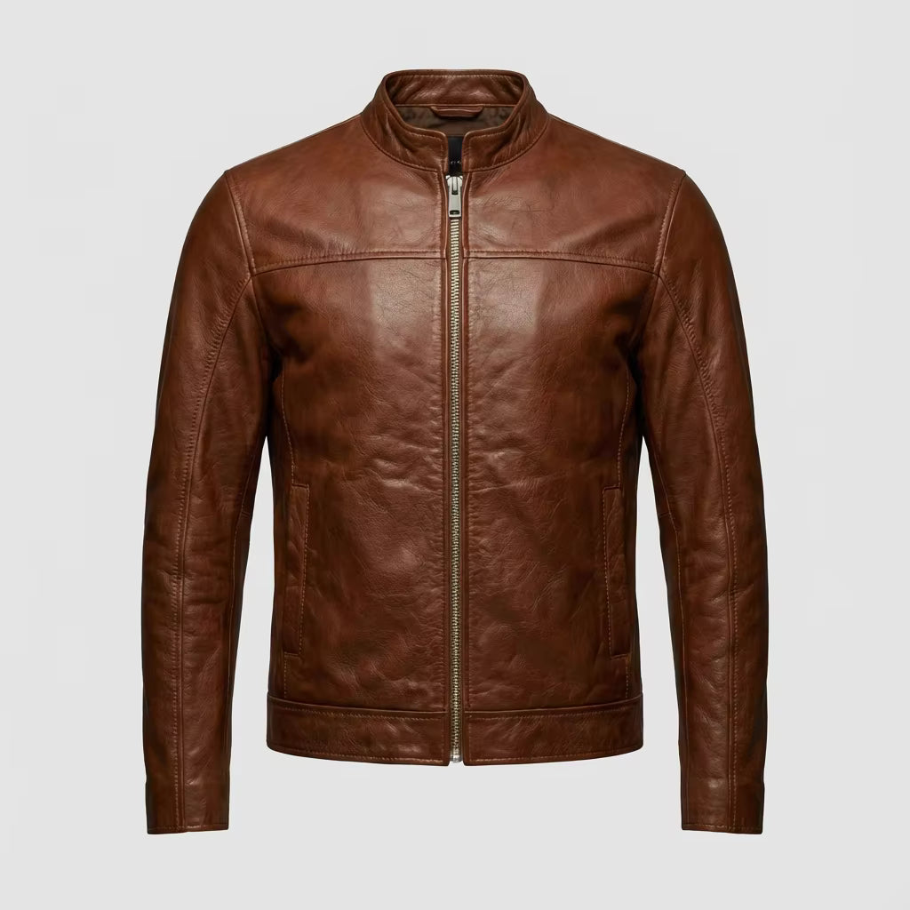 Mens Brown Leather Jacket – Leather Hub