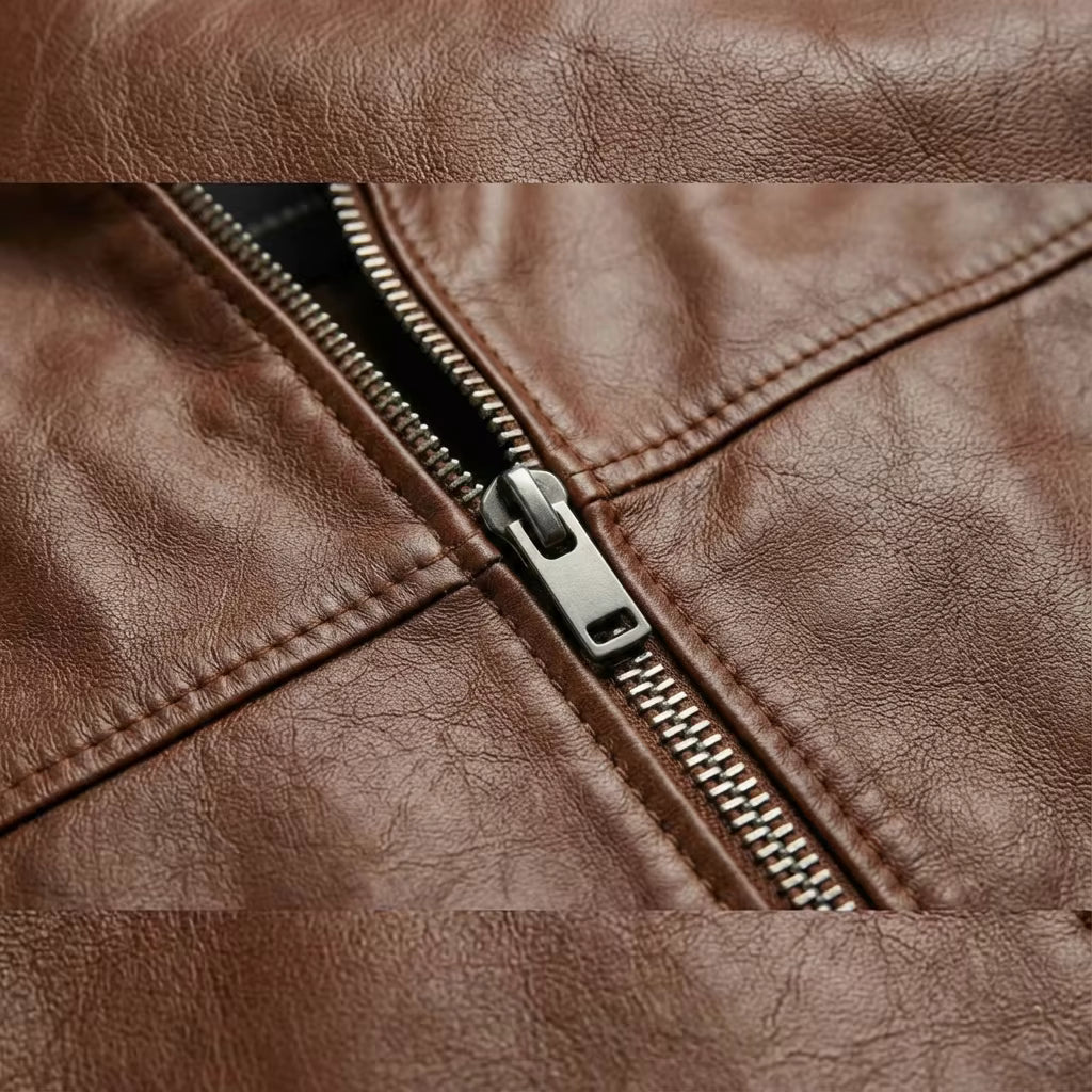 Charles Brown Leather Jacket