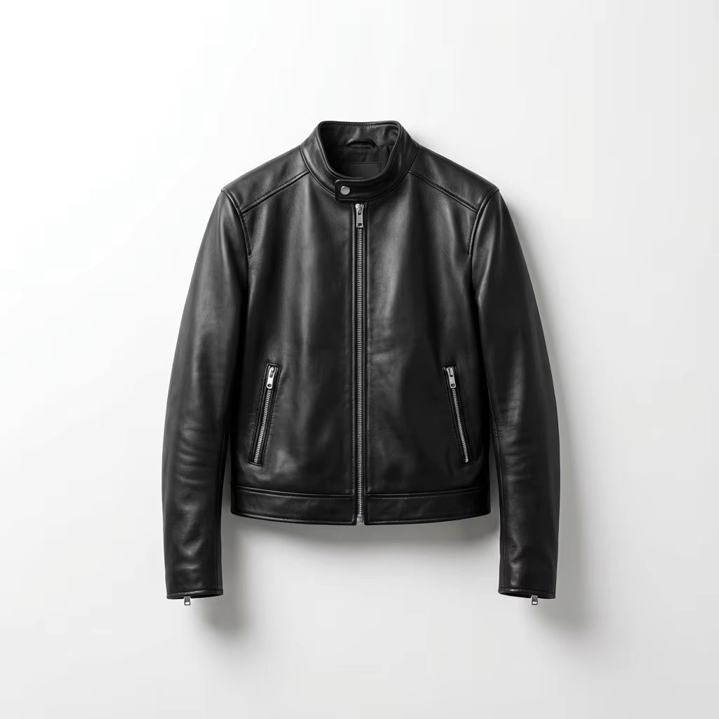 Albert Black Leather Jacket