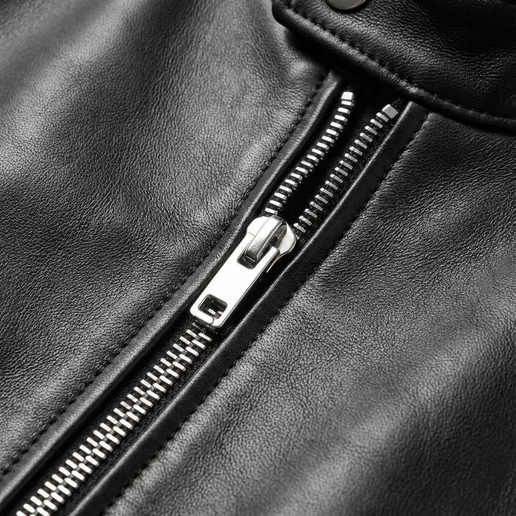 Albert Black Leather Jacket