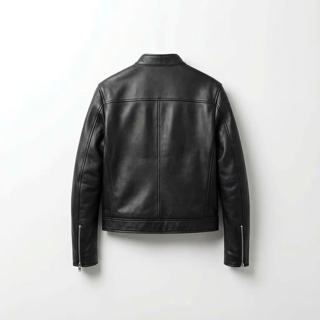 Albert Black Leather Jacket