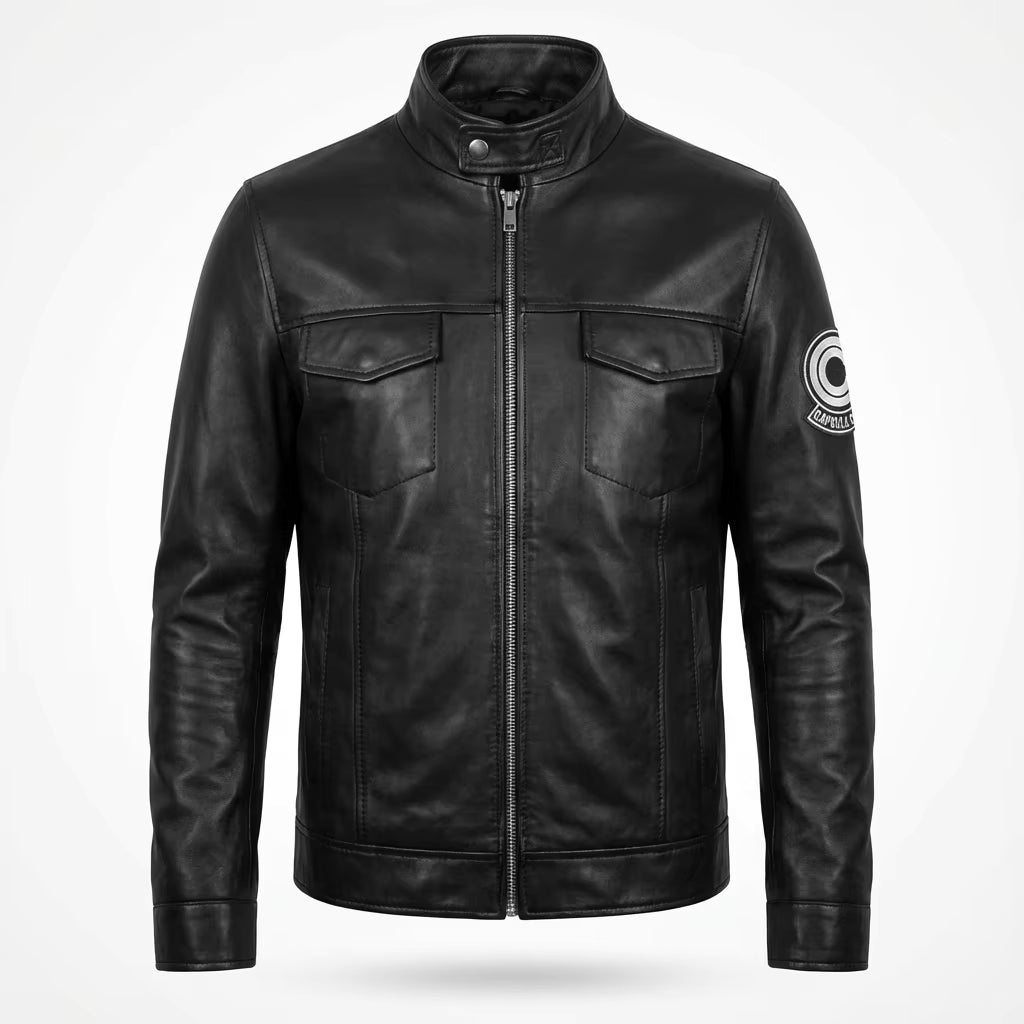 Future Trunks Black Leather Jacket