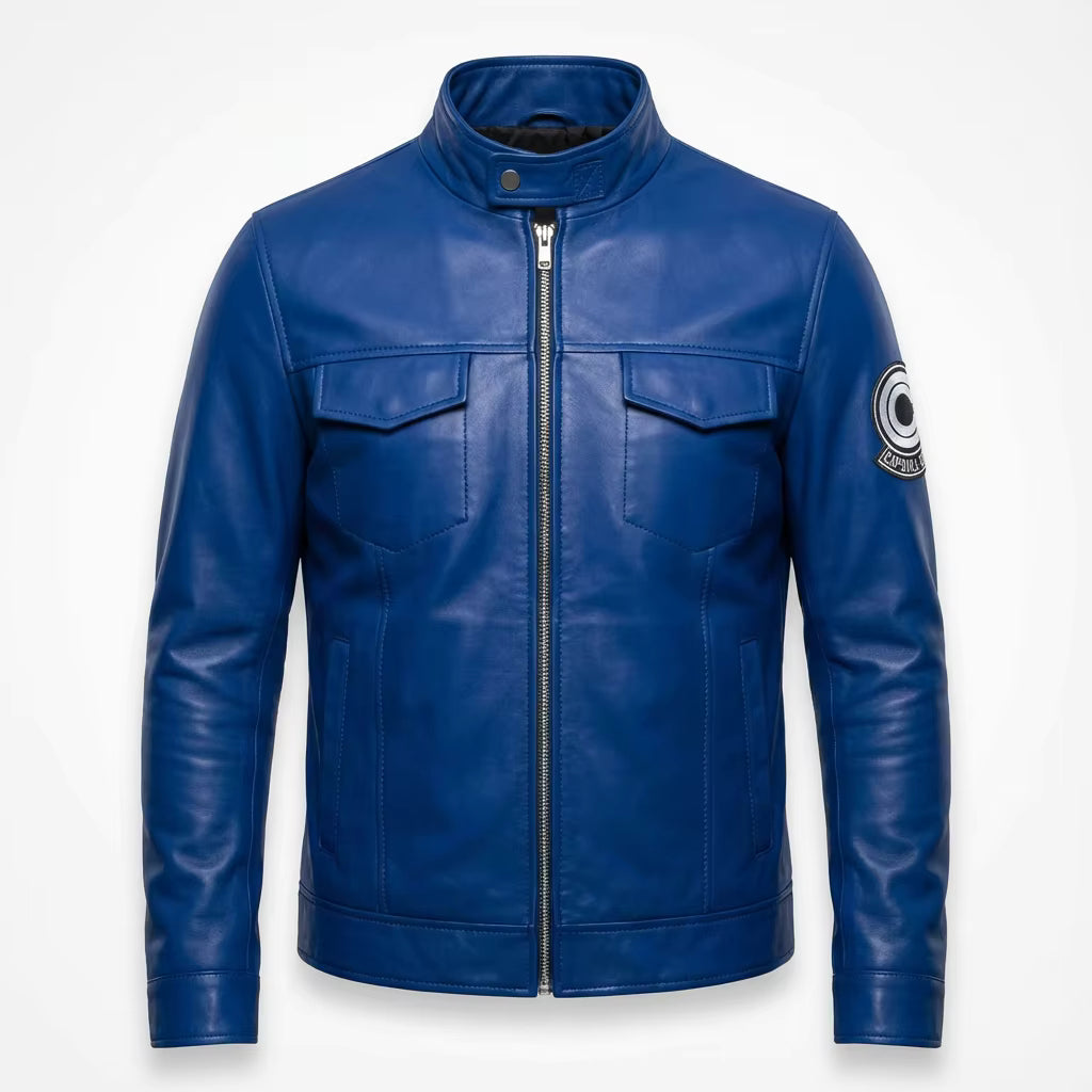 Future Trunks Blue Leather Jacket