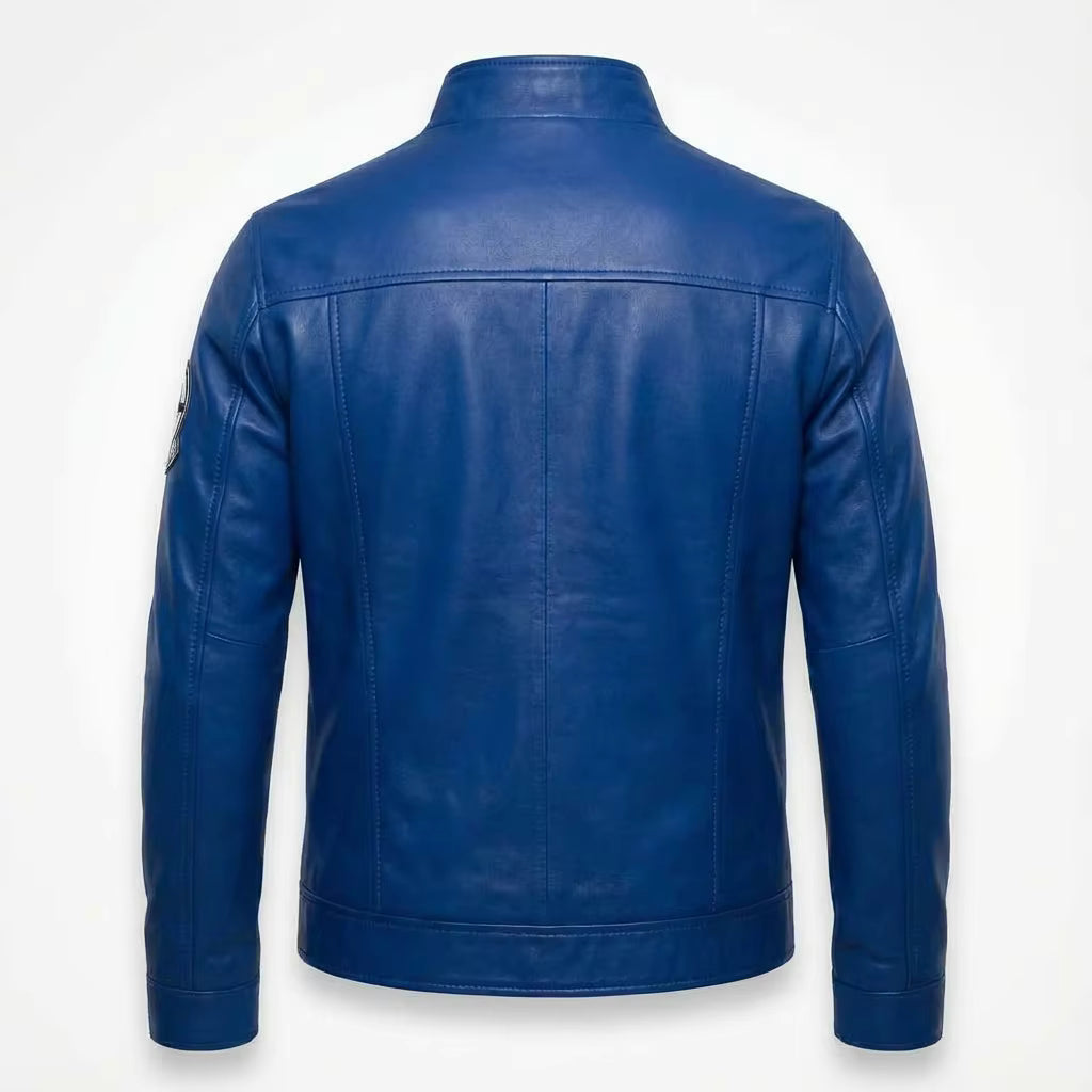Future Trunks Blue Leather Jacket