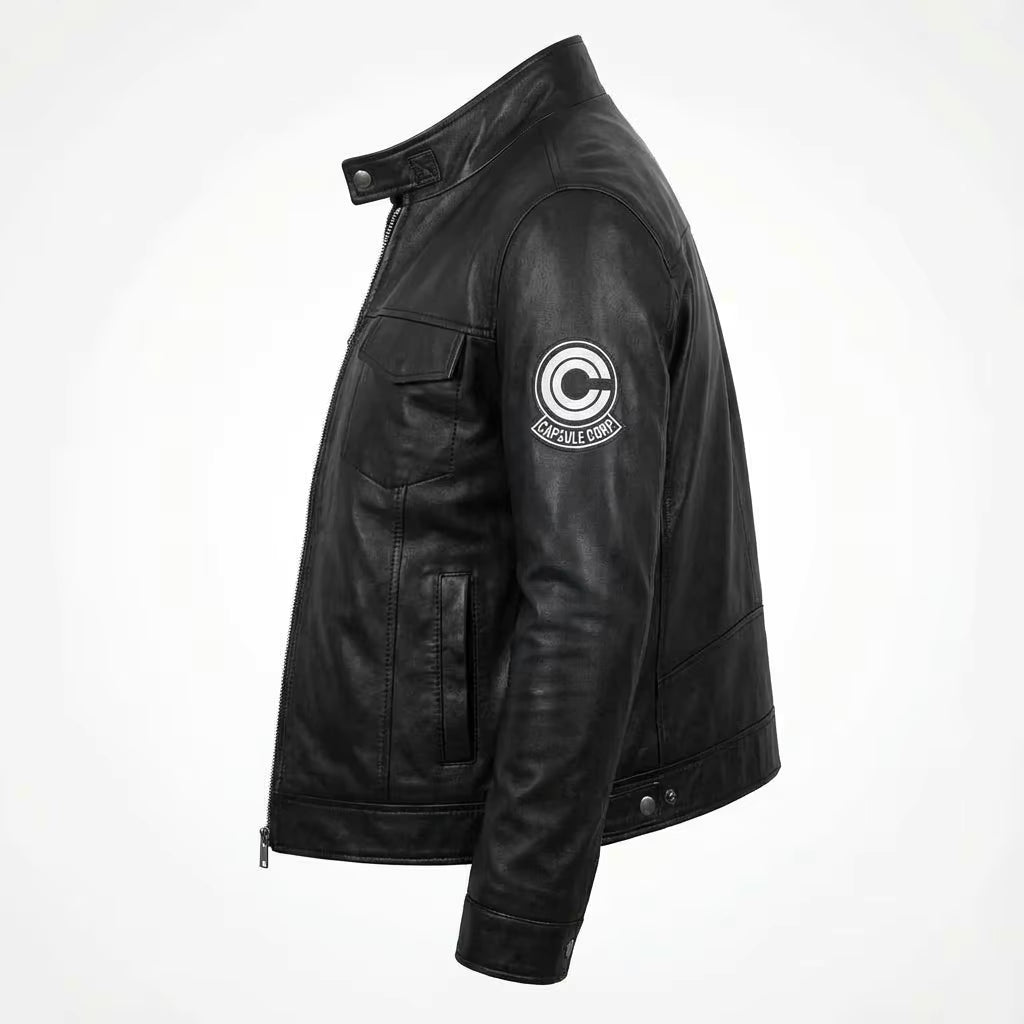 Future Trunks Black Leather Jacket